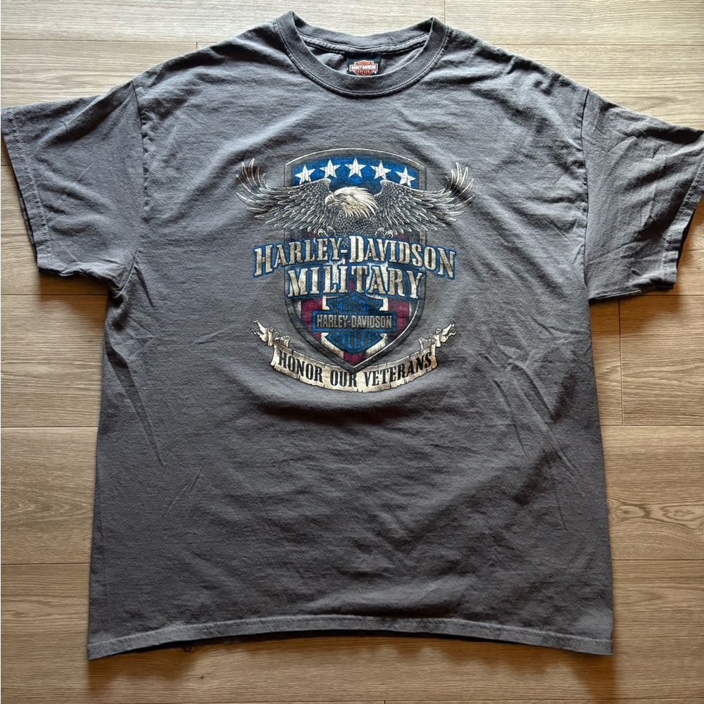Harley-Davidson Gray Military Tee